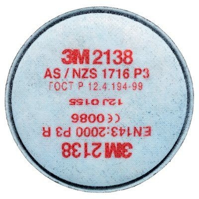 3M 2138 Tolmufilter P3 SL Osoon