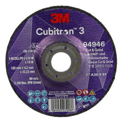 3M Cubitron 3 Cut & Grind lõike- ja lihvketas