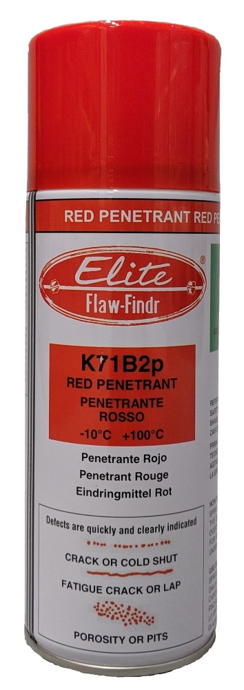 Keevisõmbluse punane penetrant NDT K71B2P, aerosool 400ml. 08.115