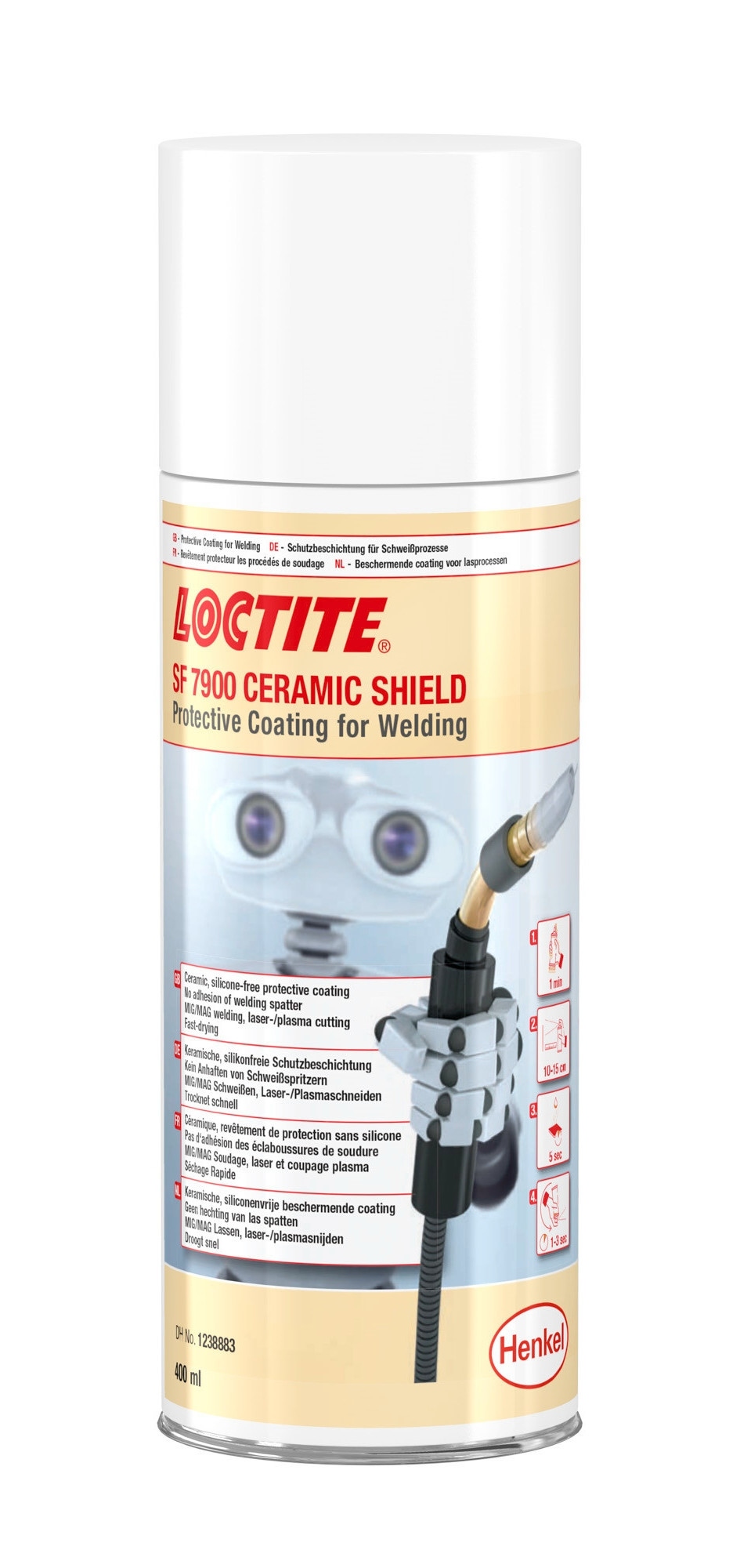 Keevituspritsmete aerosool Ceramishield (Loctite SF 7900) 1238883