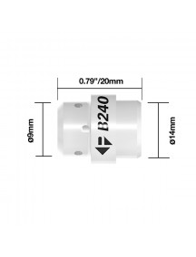 Gaasihajuti SB230/SB240A valge B2405W