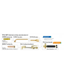 Gaasilõikekomplekt prop.19-6 Harris tüüpi 19-6SET