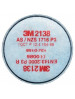 3M 2138 Tolmufilter P3 SL Osoon