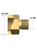 Adapter TIG 1/4" BSP isa x 3/8" BSP ema 608382