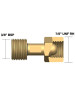 Adapter TIG 3/8" BSP isa x 1/4" BSP ema 608538