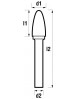 Kõvasulamfrees_Garryson_/RAPIDE-D/ ÜMAROTSPUU_12x25/8mm