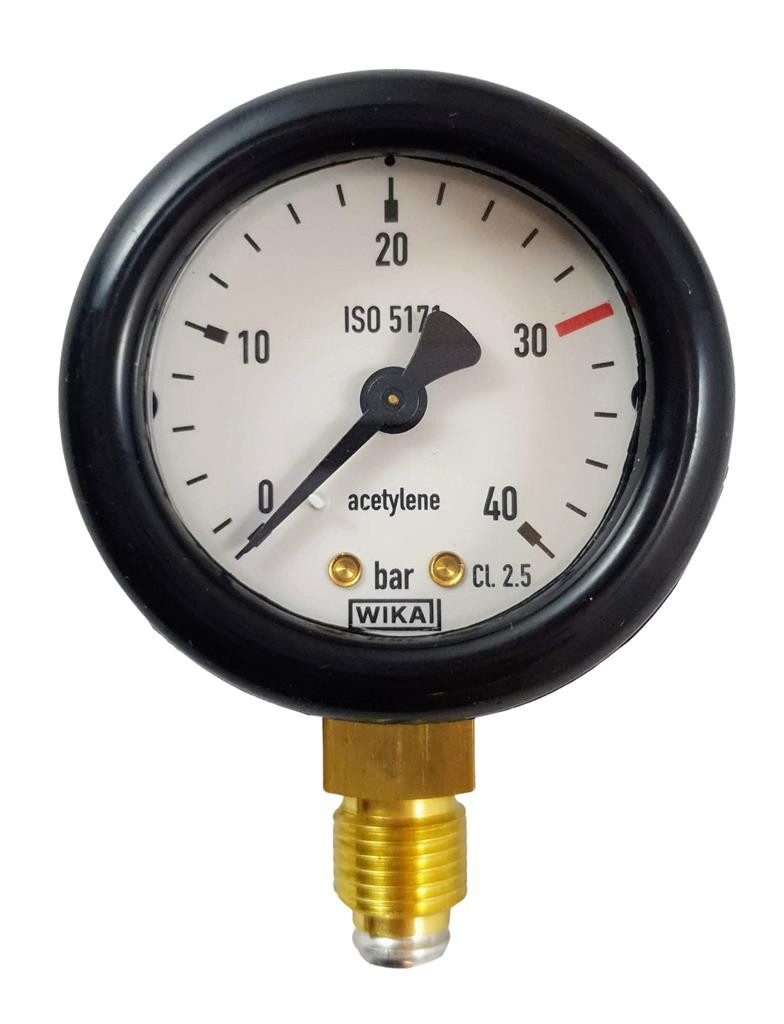 Kõrgsurvemanomeeter Gasiq Maxex 40bar atsetüleen