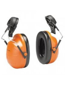 Earmuffs, Orange, Helmet Mounted, 3M Peltor